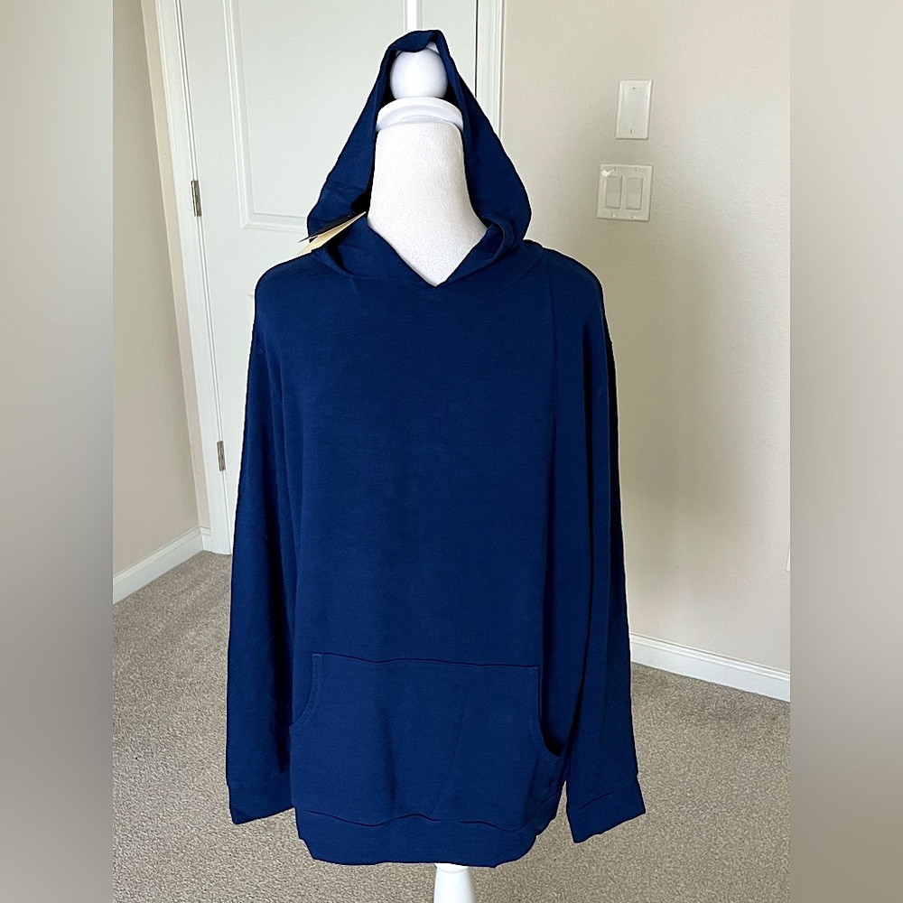 NWT Monrow Mens Blue Hoodie Sizes Medium and Large